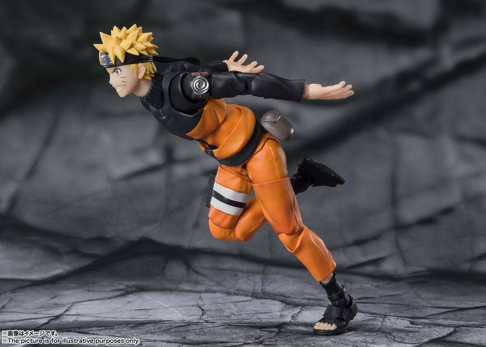 Naruto Shippuden S.H. Figuarts Naruto Uzumaki The Jinchuuriki Entrusted with Hope 14 cm Action Figure