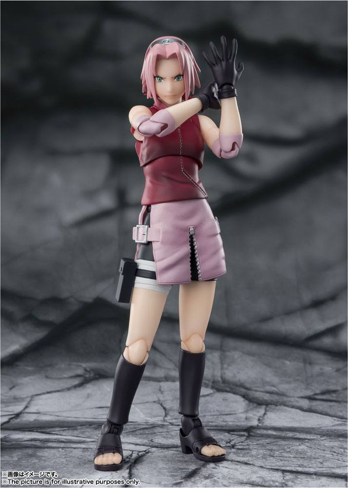 Naruto Shippuden S.H. Figuarts Sakura Haruno Inheritor of Tsunade's Indominable Will 14 cm  Action Figure