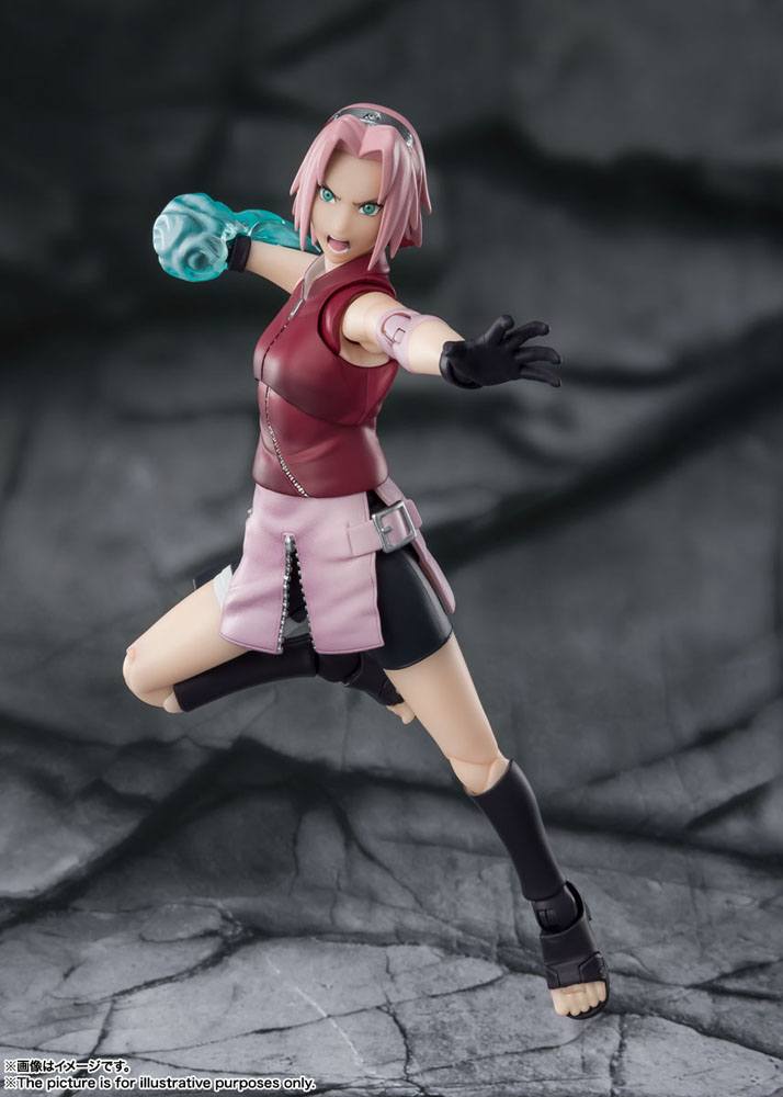 Naruto Shippuden S.H. Figuarts Sakura Haruno Inheritor of Tsunade's Indominable Will 14 cm  Action Figure