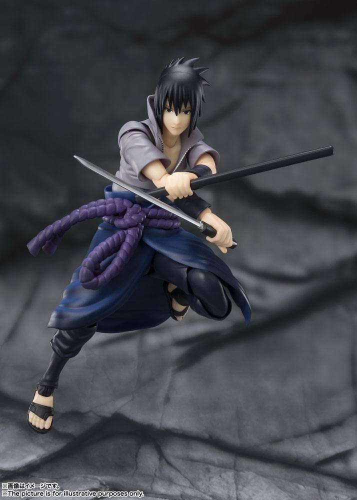 Naruto Shippuden S.H. Figuarts Sasuke Uchiha He Who Bears All Hatred 15 cm Action Figure