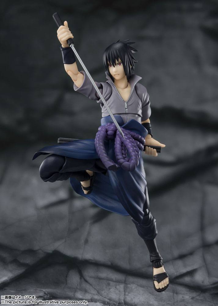 Naruto Shippuden S.H. Figuarts Sasuke Uchiha He Who Bears All Hatred 15 cm Action Figure