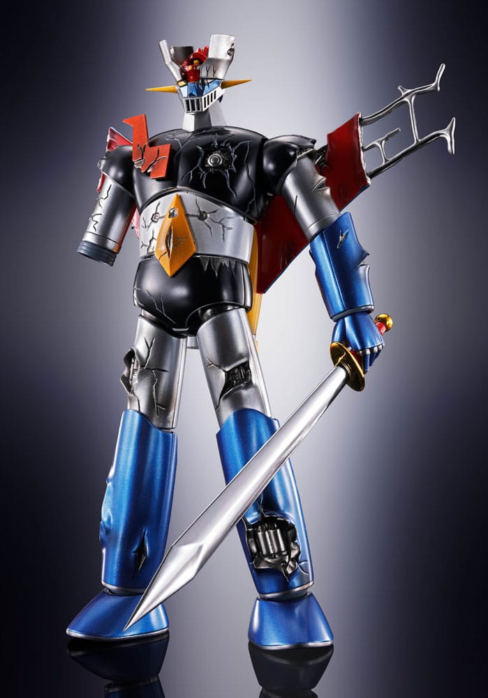 Great Mazinger Soul of Chogokin GX-105D Great Mazinger Z Kakumei Shinka Damage Ver. 17 cm Diecast Action Figure