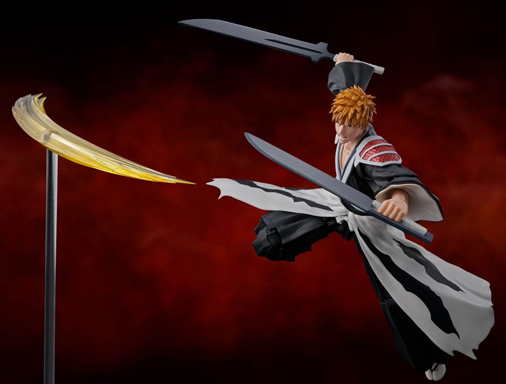 Bleach: Thousand-Year Blood War S.H. Figuarts Ichigo Kurosaki Dual Zangetsu 16 cm Action Figure