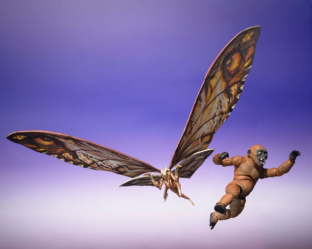 Godzilla x Kong: The New Empire S.H. Monster Arts 2-Pack Suko & Mothra Action Figures