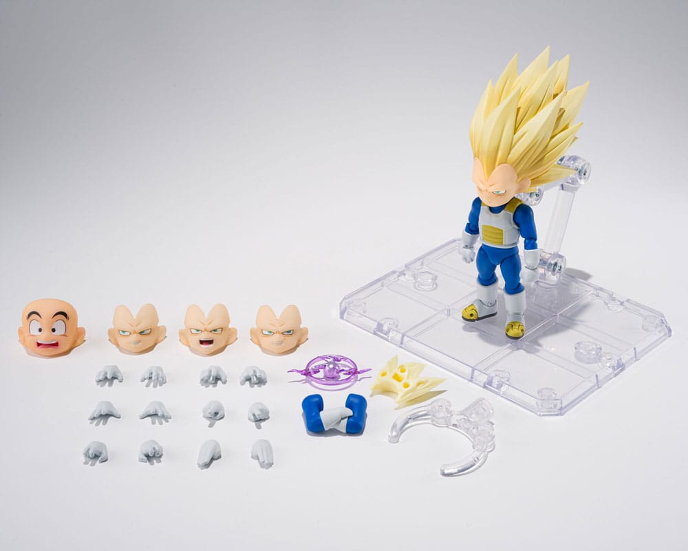 Dragon Ball S.H.Figuarts Super Saiyan 3 Vegeta (mini) Daima 8 cm Action Figure