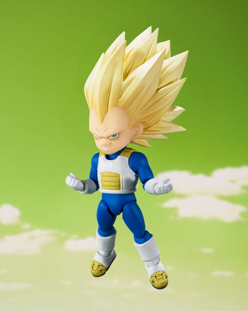 Dragon Ball S.H.Figuarts Super Saiyan 3 Vegeta (mini) Daima 8 cm Action Figure