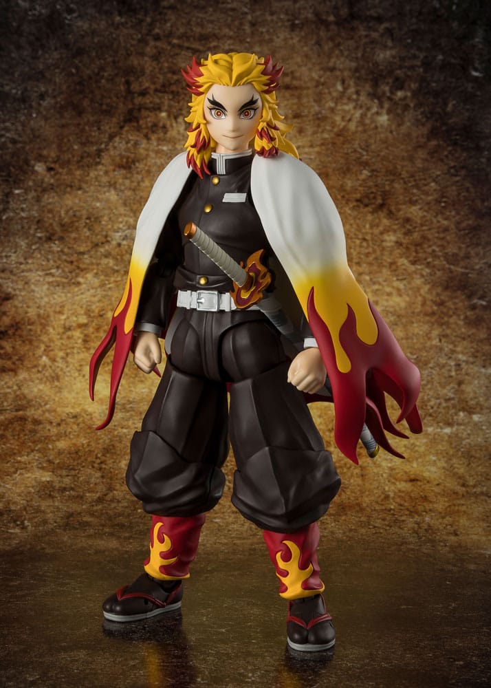 Demon Slayer Kimetsu no Yaiba S.H.Figuarts Kyojuro Rengoku 15 cm Action Figure