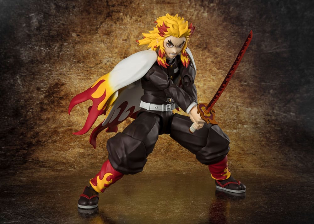 Demon Slayer Kimetsu no Yaiba S.H.Figuarts Kyojuro Rengoku 15 cm Action Figure