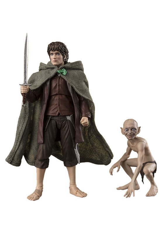 Lord of the Rings S.H. Figuarts Frodo Baggins & Gollum Action Figures