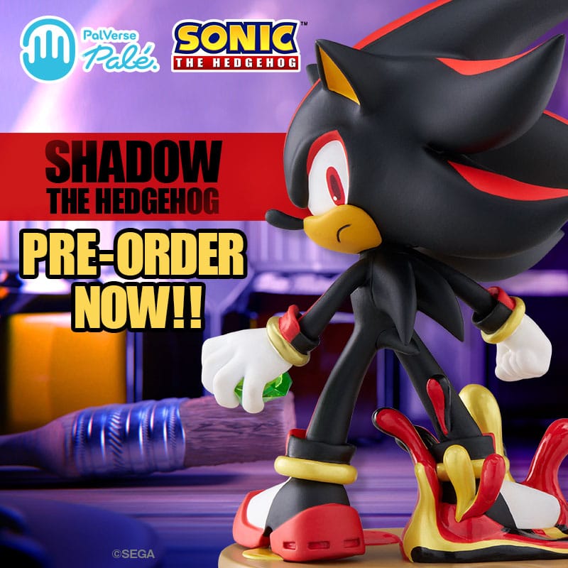 Sonic - The Hedgehog PalVerse Shadow 10 cm PVC Statue