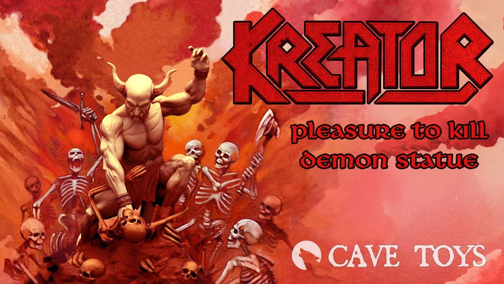 Kreator Pleasure to Kill Album Ver. 13 cm 1/10 Statue