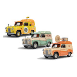 Wallace & Gromit Austin A35 Van Collection - Cheese Please!, Top Bun, Spick & Spanmobile 1/43 Diecast Models