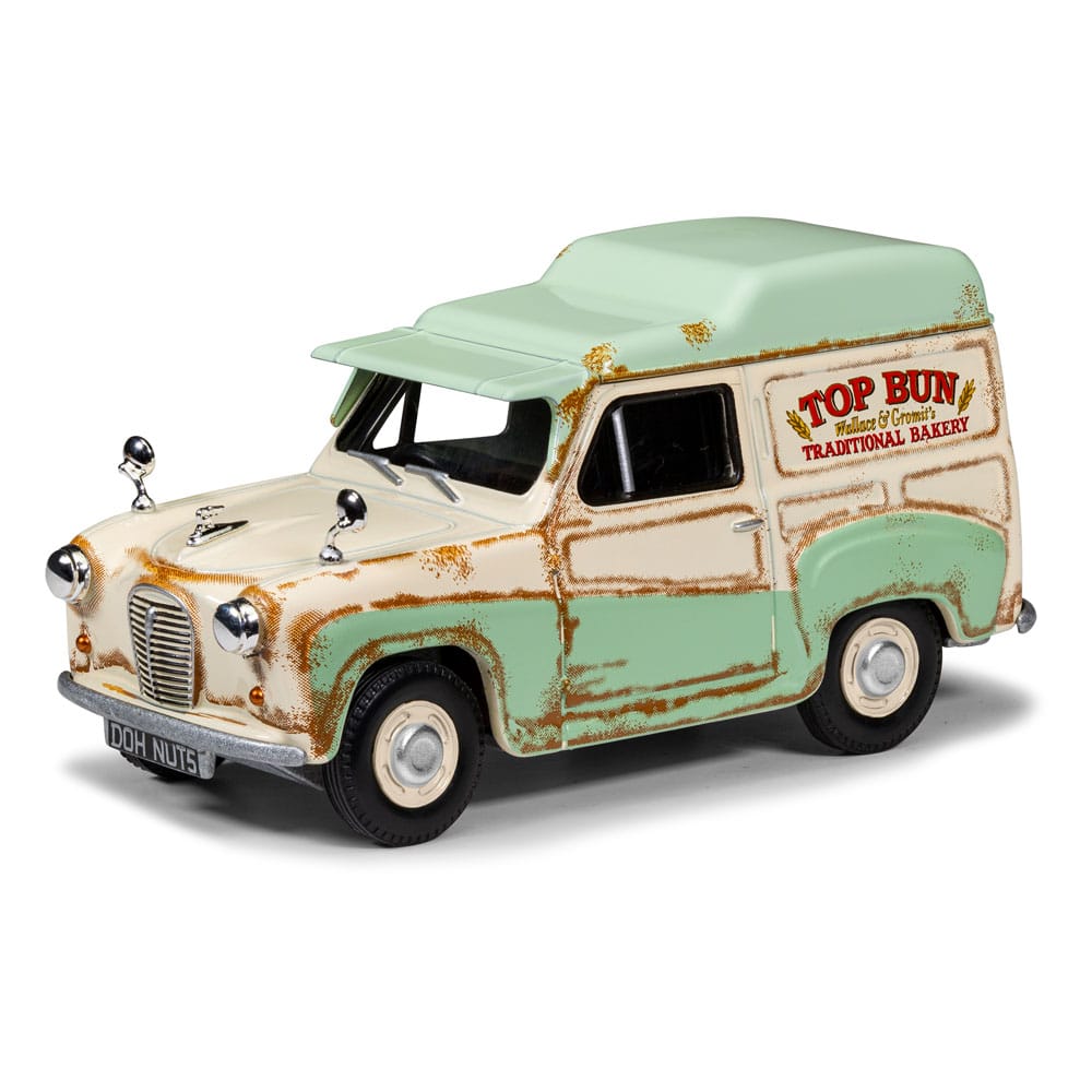 Wallace & Gromit Austin A35 Van Collection - Cheese Please!, Top Bun, Spick & Spanmobile 1/43 Diecast Models