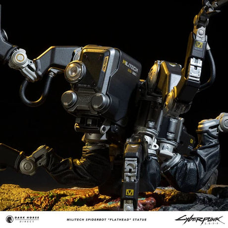 Cyberpunk 2077 Militech Spiderbot "Flathead" 25 cm Statue