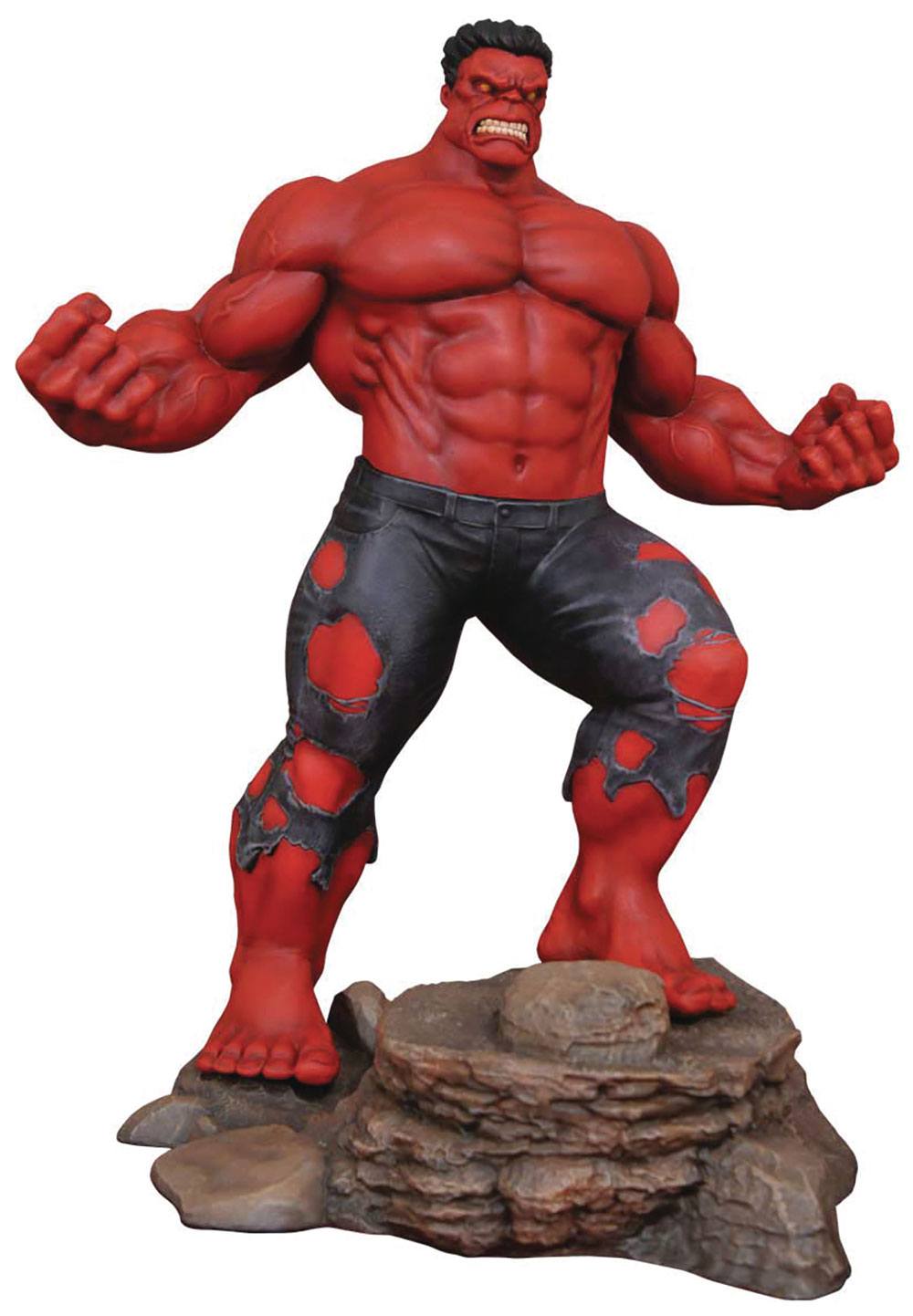 Marvel Red Hulk 25 cm Gallery PVC Diorama