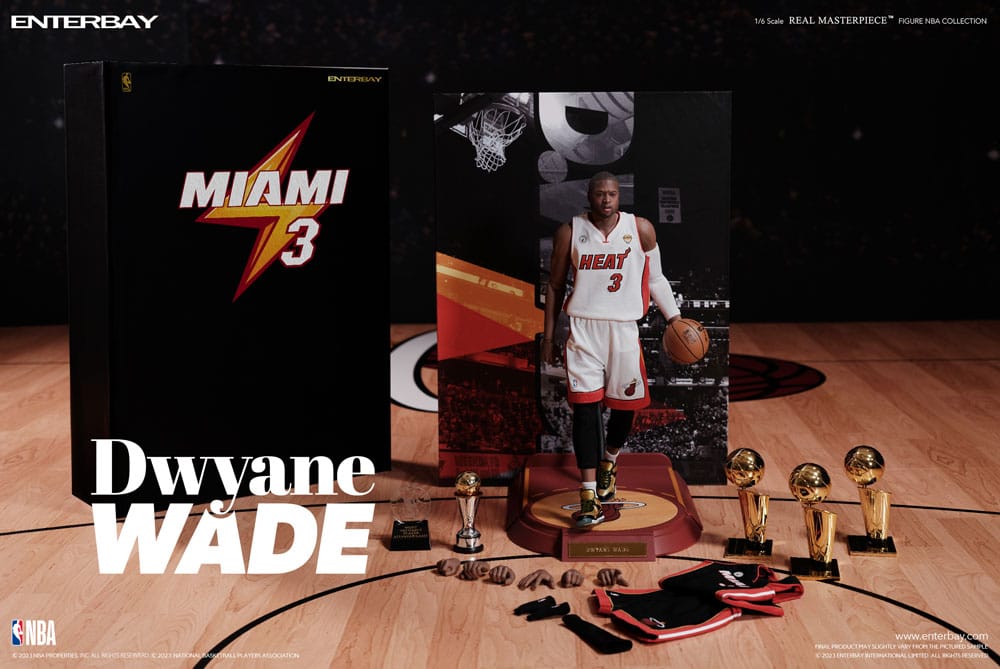 NBA CollectionDwyane Wade 30 cm 1/6 Scale Real Masterpiece Action Figure