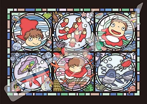 Ponyo Stained Glass Ponyos Everywhere (208 pieces) Jigsaw Puzzle