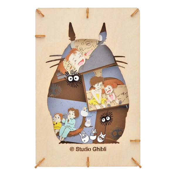 My Neighbor Totoro Paper Theater Wood Style Silhouette Big Totoro Paper Model Kit