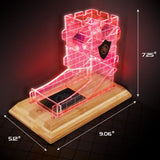 Enhance Tabletop Series Clear LED Dice Tower with Dice Set