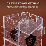 Enhance Tabletop Series Clear Dice Tower