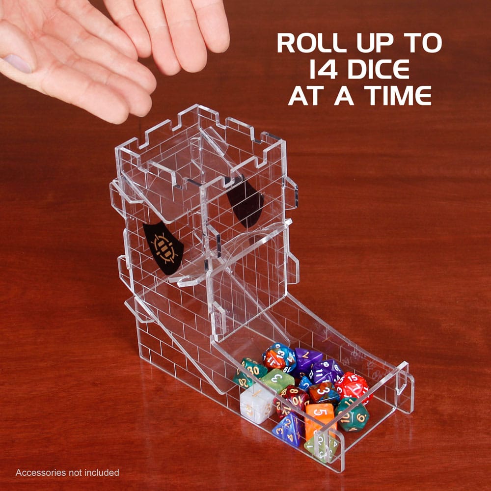 Enhance Tabletop Series Clear Dice Tower