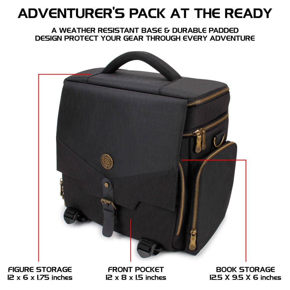 Enhance Tabletop Series Black Adventurer's Travel Bag