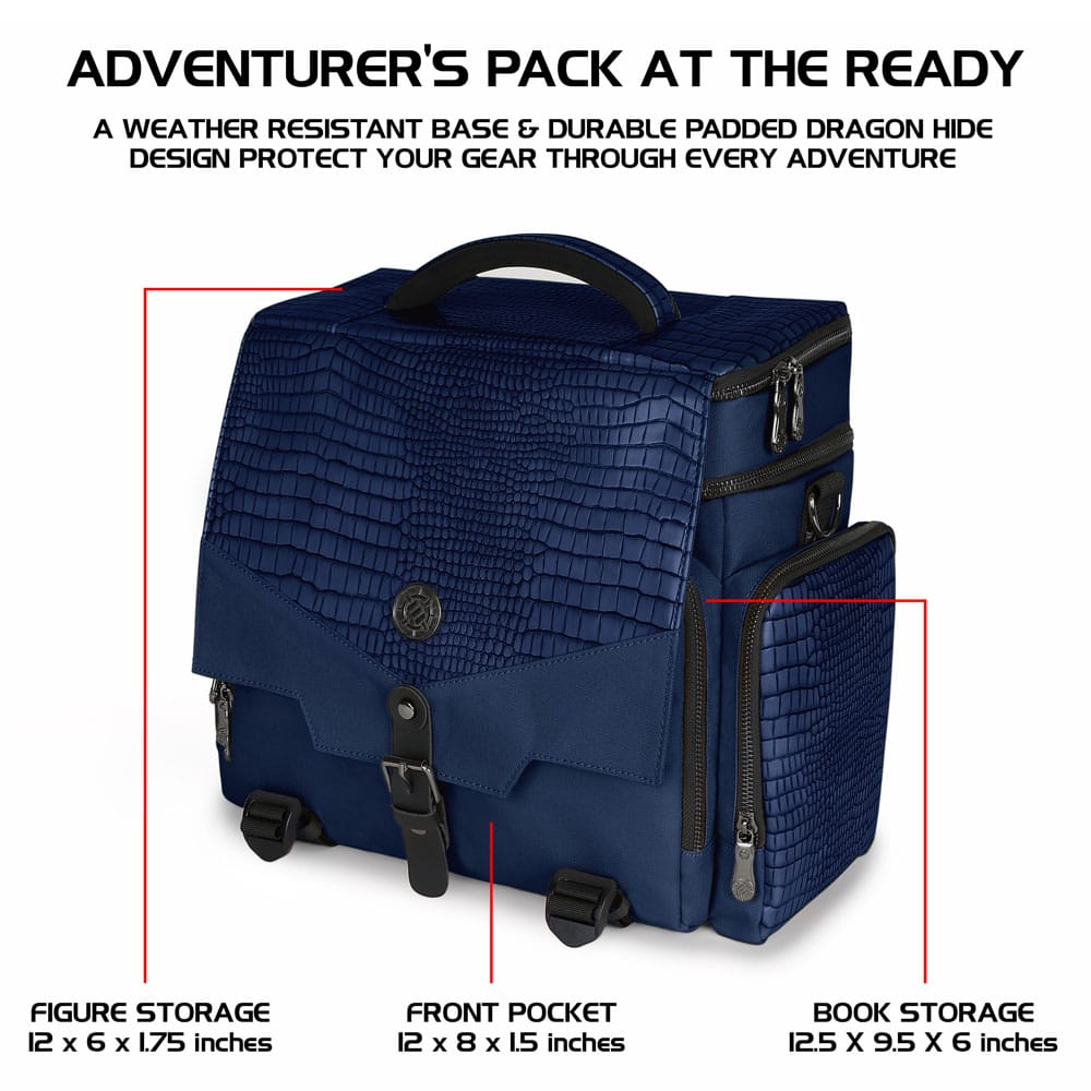 Enhance Tabletop Series Collectors Edition Blue Adventurer's Travel Bag