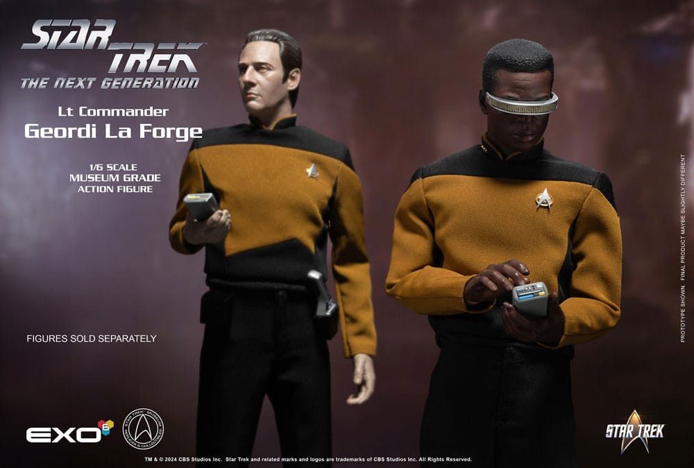 Star Trek: The Next Generation Lt. Commander Geordi La Forge (Essentials Version) 28cm 1/6 Scale Action Figure