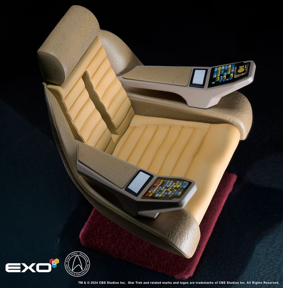 Star Trek The Next Generation Enterprise-D Captain's Chair 19 cm 1/6 Replica