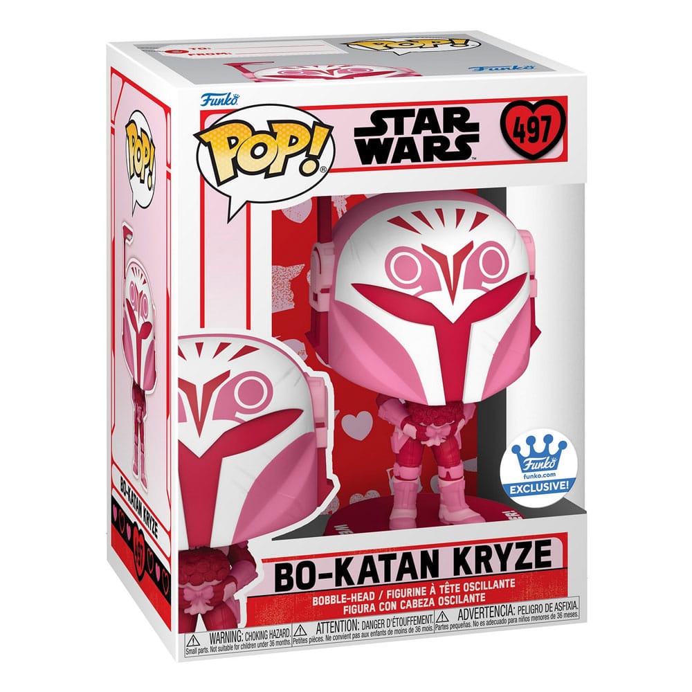 Star Wars Bo-Katan Kryze (Valentines Edition) Funko Pop! Vinyl Figure #497