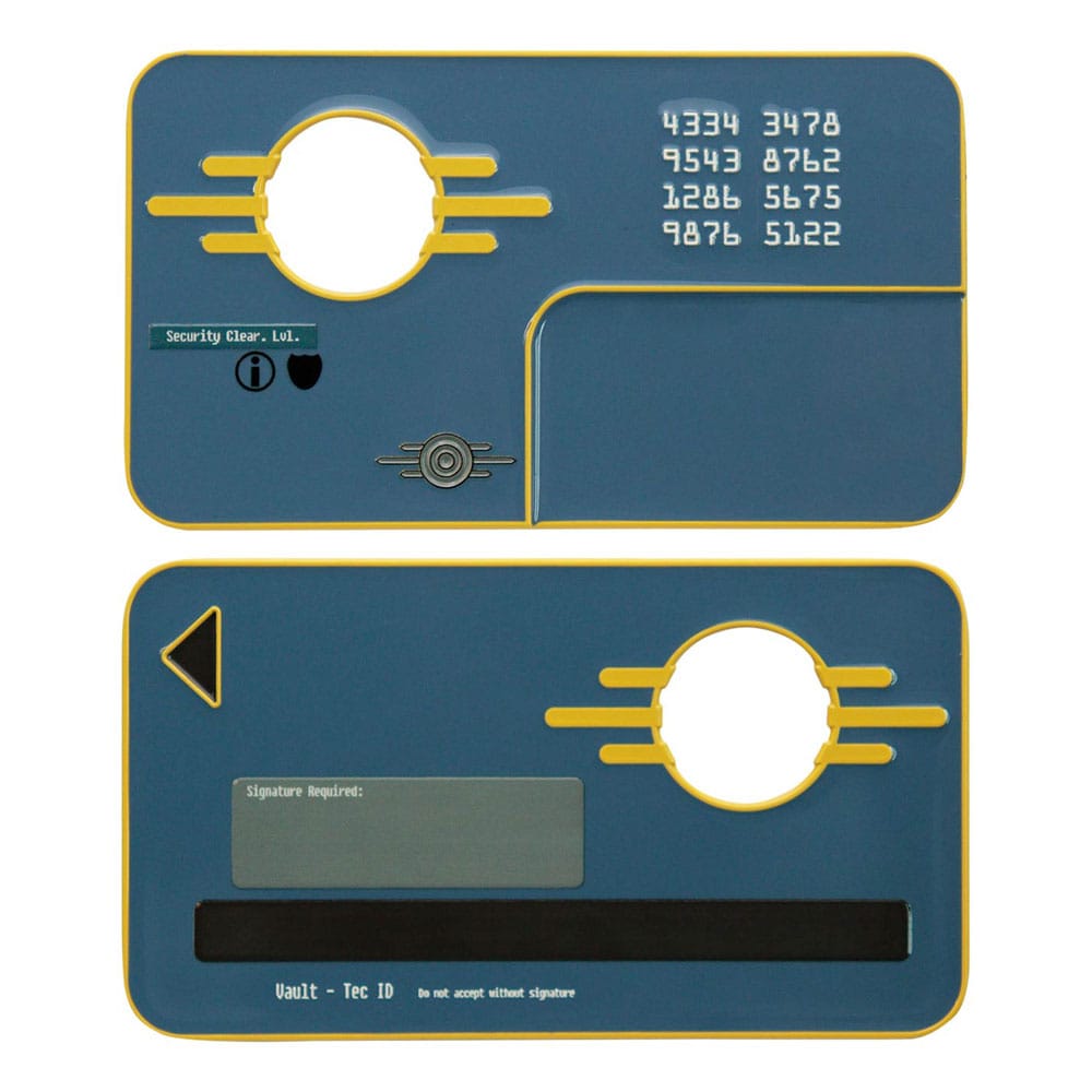 Fallout Vault Security Keycard Limited Edition Replica