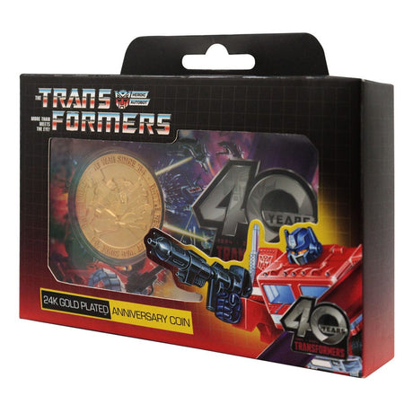 Transformers 40th Anniversary 24k Gold Plated Edition 4 cm Collectable Coin