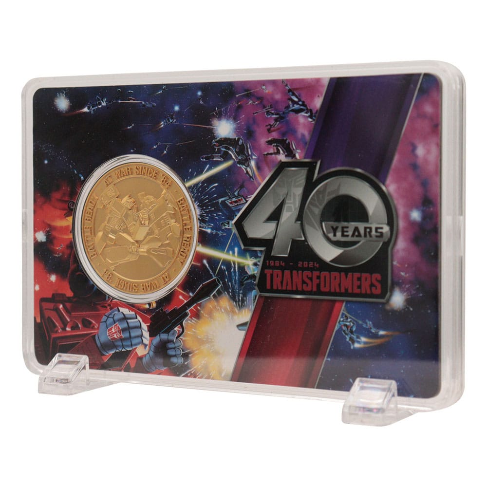 Transformers 40th Anniversary 24k Gold Plated Edition 4 cm Collectable Coin