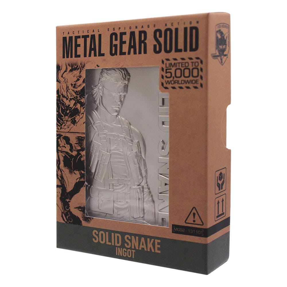 Metal Gear Solid 2 Snake Limited Edition Ingot