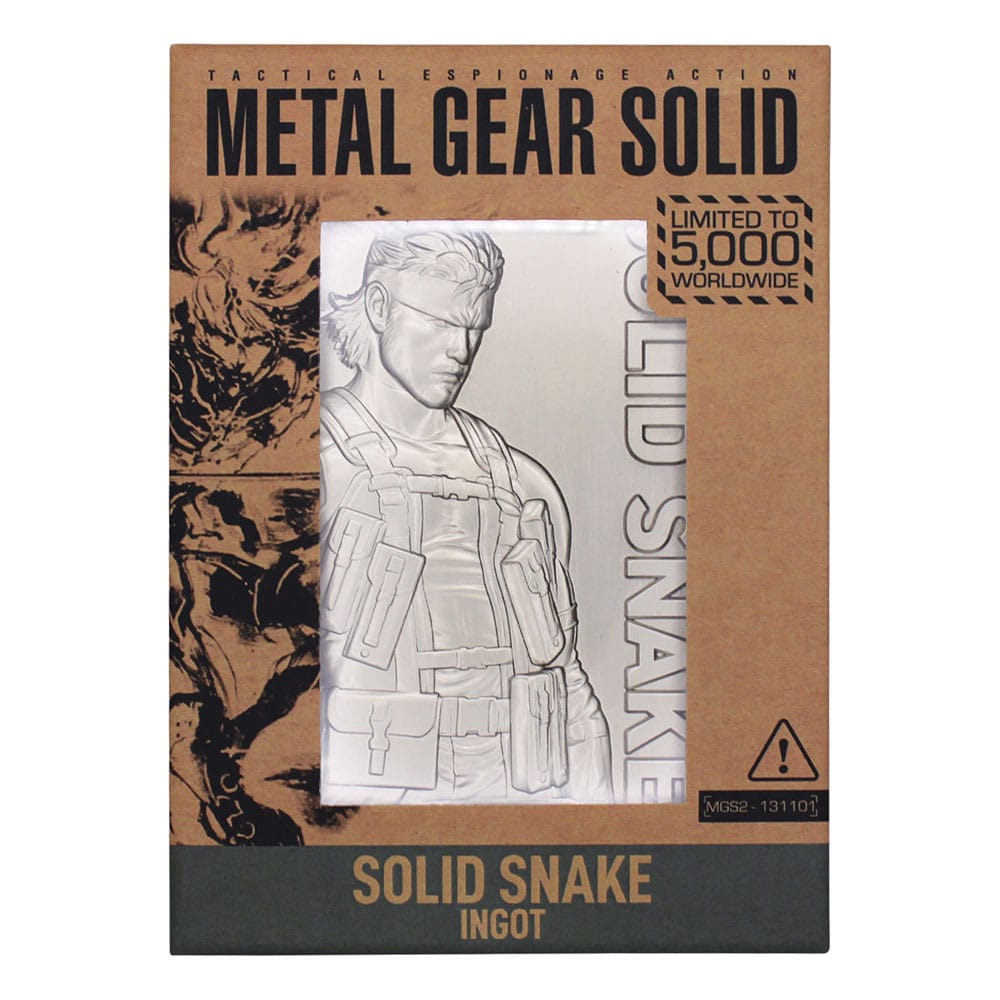 Metal Gear Solid 2 Snake Limited Edition Ingot