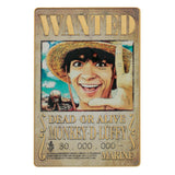 One Piece Luffy Wanted Poster Limited Edition Ignot