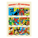 DC Comics 90th Anniversary Heroes Limited Edition 42 x 30 cm Art Print