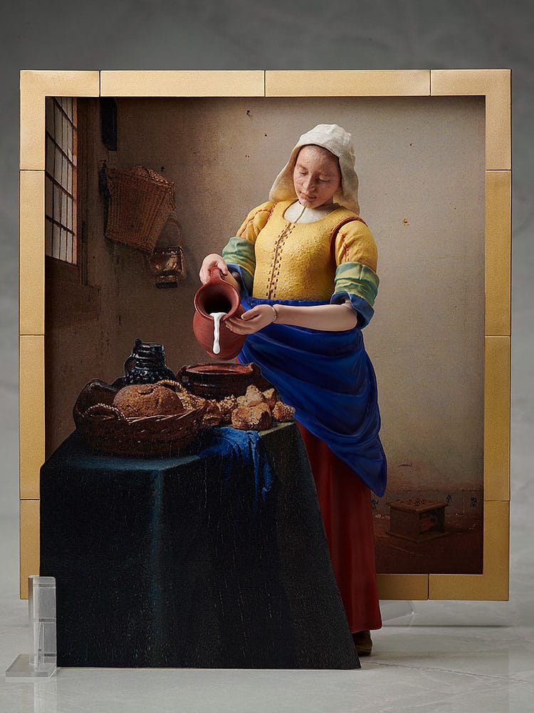 The Table Museum Figma The Milkmaid by Vermeer 14 cm Action Figure