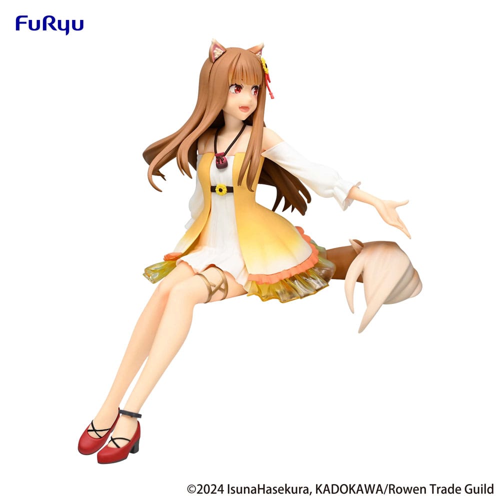 Spice and Wolf Holo Sunflower Dress Ver. 17cm Noodle Stopper PVC Statue