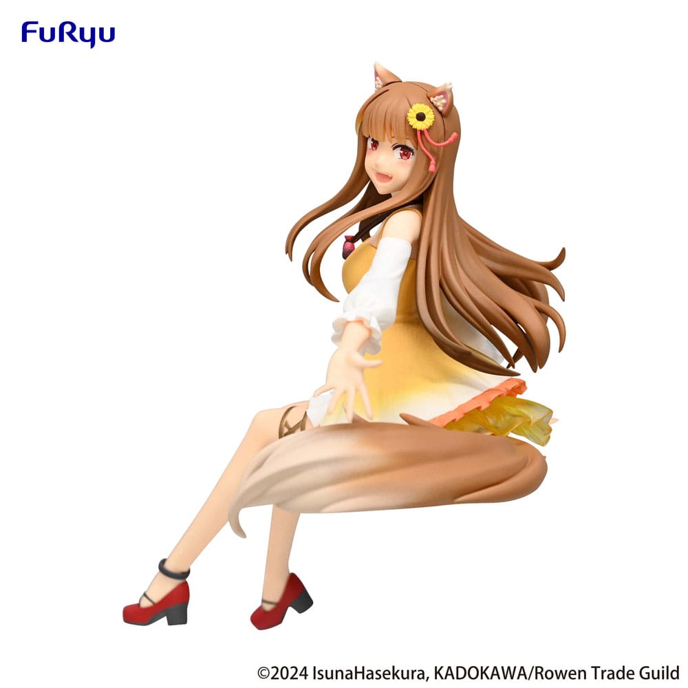 Spice and Wolf Holo Sunflower Dress Ver. 17cm Noodle Stopper PVC Statue