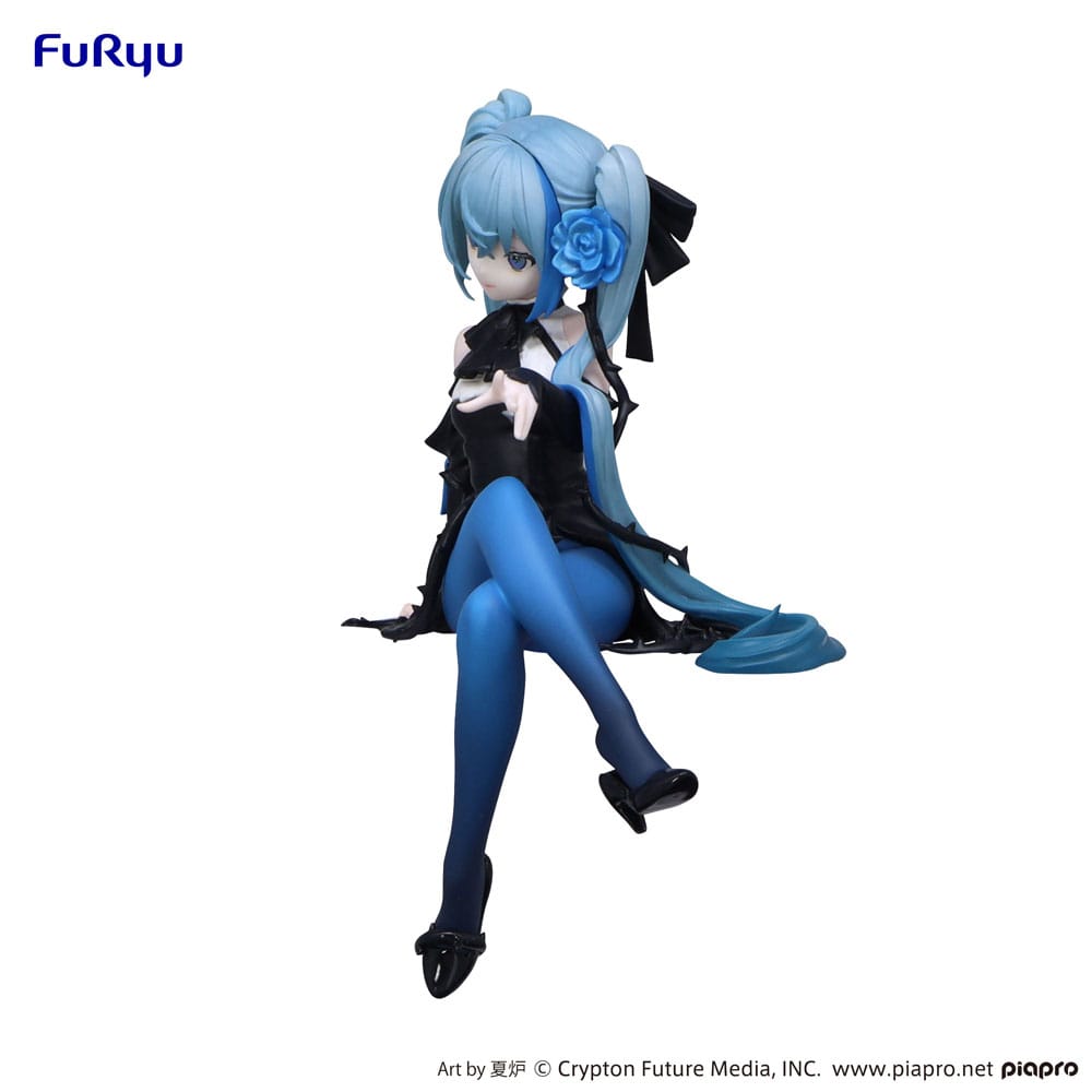 Hatsune Miku Blue Rose Version 14cm Noodle Stopper PVC Statue