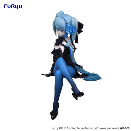 Hatsune Miku Blue Rose Version 14cm Noodle Stopper PVC Statue