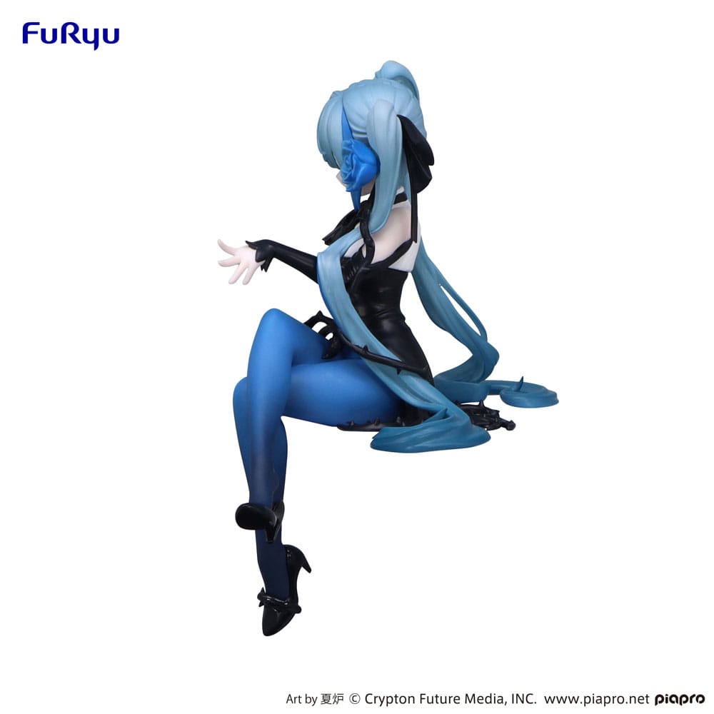 Hatsune Miku Blue Rose Version 14cm Noodle Stopper PVC Statue