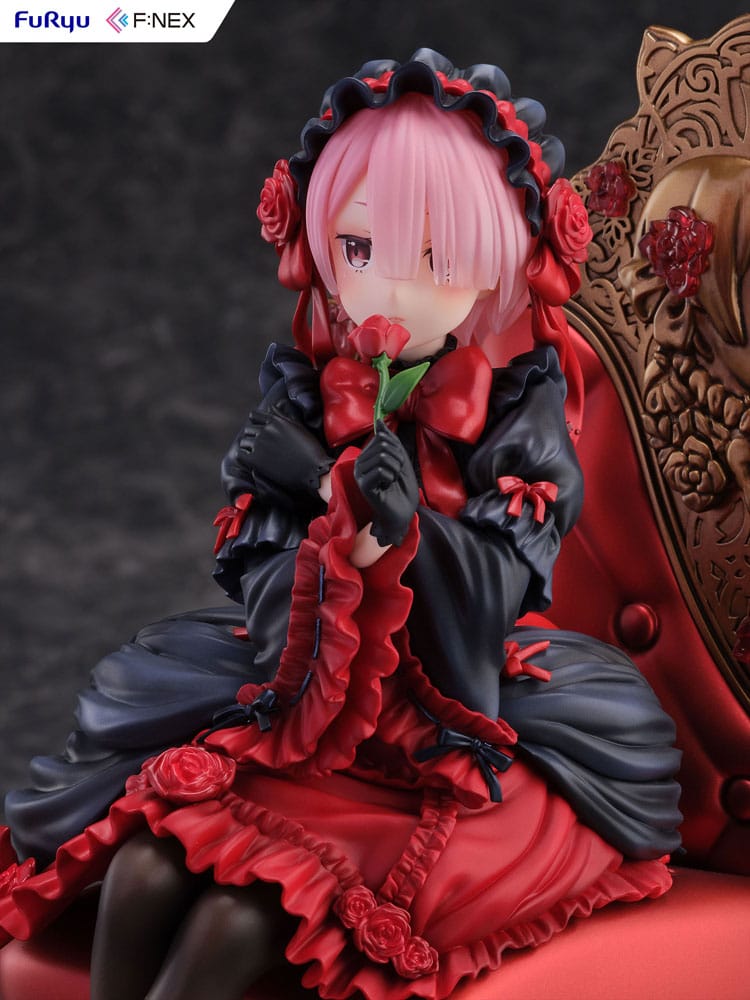 Re:Zero Starting Life in Another World Ram Gothic Ver. 20 cm 1/7 Red PVC Statue