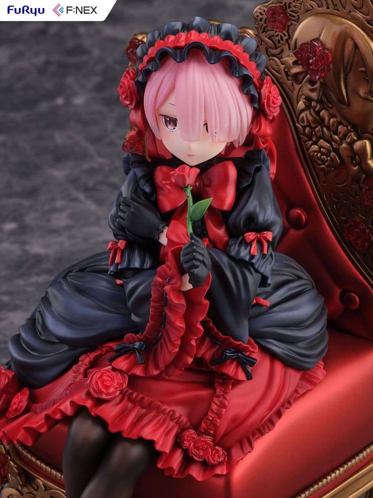 Re:Zero Starting Life in Another World Ram Gothic Ver. 20 cm 1/7 Red PVC Statue