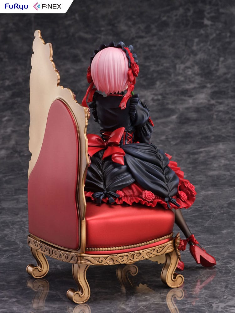 Re:Zero Starting Life in Another World Ram Gothic Ver. 20 cm 1/7 Red PVC Statue