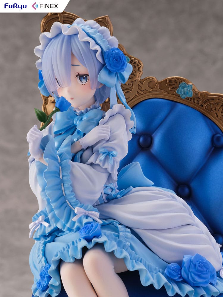 Re:Zero Starting Life in Another World Ram Gothic Ver. 20 cm 1/7 Blue PVC Statue