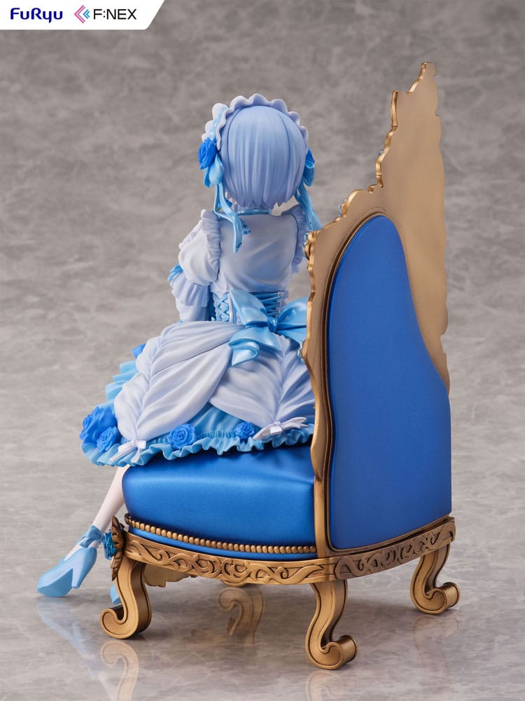 Re:Zero Starting Life in Another World Ram Gothic Ver. 20 cm 1/7 Blue PVC Statue