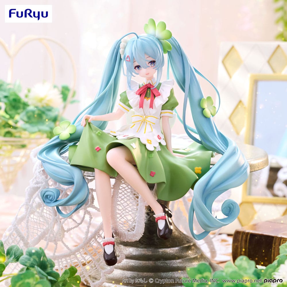 Hatsune Miku Noodle Stopper Flower Fairy Clover 15 cm PVC Statue