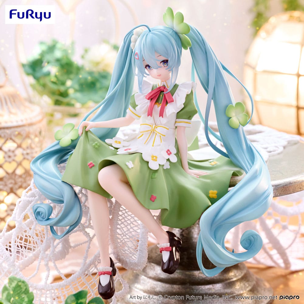 Hatsune Miku Noodle Stopper Flower Fairy Clover 15 cm PVC Statue